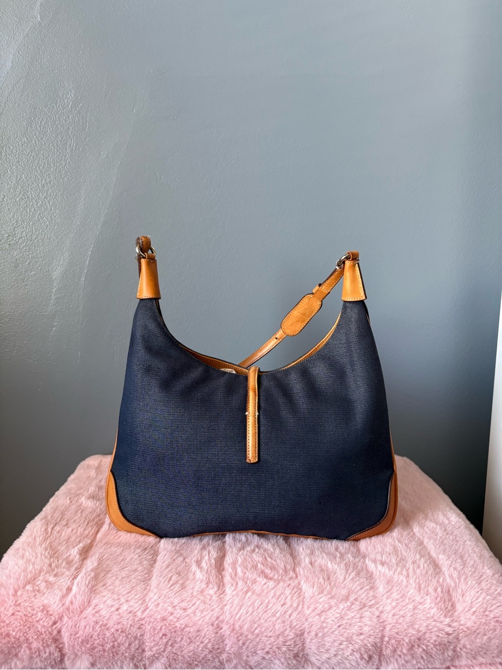 denim coach hamptoms shoulder bag - Picture 3 of 8